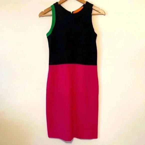 CYNTHIA STEFFE Color Block Dress - Picture 1 of 6
